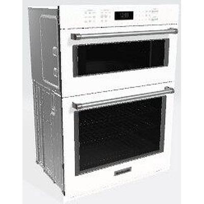 KitchenAid 30-inch, 6.4 cu. ft. Built-in Combination Wall Oven with Microwave with Air Fry KOEC530PWH IMAGE 1