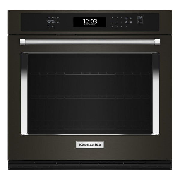 KitchenAid 27-inch, 4.3 cu. ft. Built-in Single Wall Oven with Air Fry KOES527PBS IMAGE 1