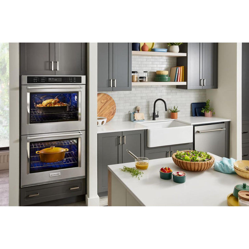 KitchenAid 30-inch, 10 cu. ft. Built-in Double Wall Oven with Air Fry KOED530PPS IMAGE 7
