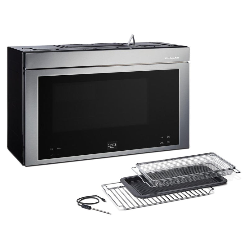 KitchenAid 30-inch, 1.1 cu. ft. Over-the-Range Microwave Oven with Air Fry Technology YKMMF730PPS IMAGE 2