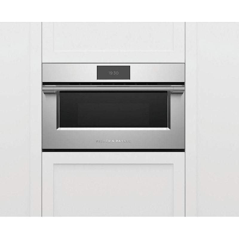 Fisher & Paykel 30-inch, 1.9 cu. ft. Built-in Combination Steam Oven with 23 Functions OS30NPTX1 IMAGE 2