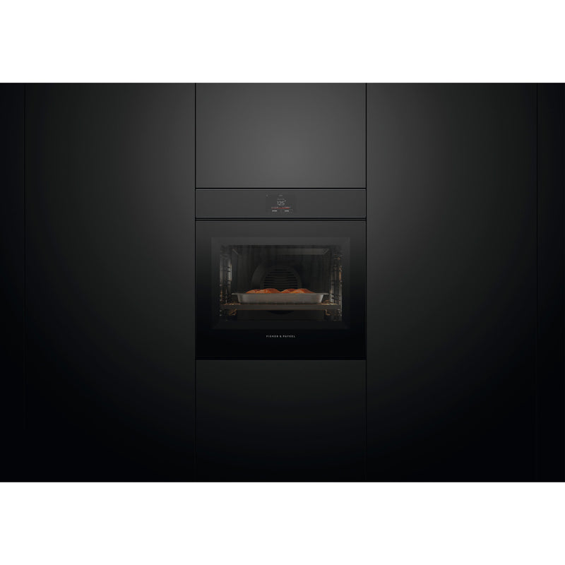 Fisher & Paykel 24-inch Built-in Steam Wall Oven with Convection Technology OS24SMTNB1 IMAGE 10