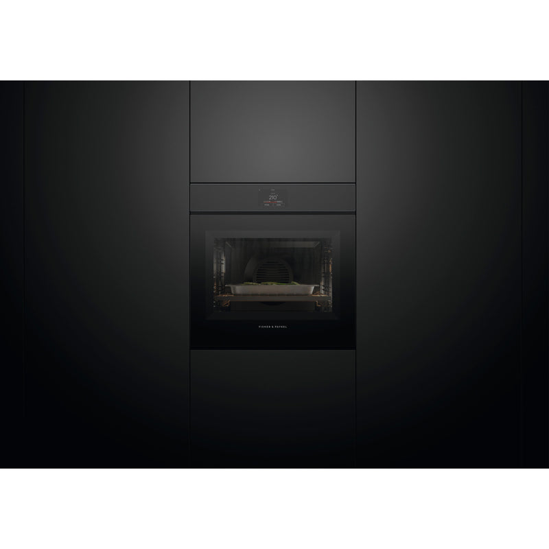 Fisher & Paykel 24-inch Built-in Steam Wall Oven with Convection Technology OS24SMTNB1 IMAGE 7