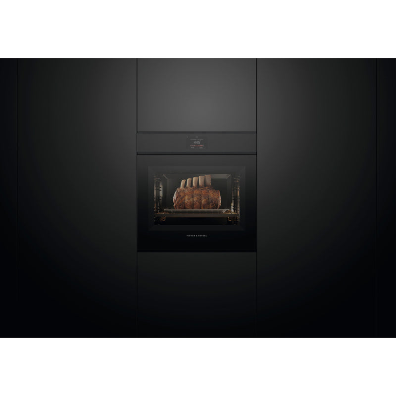 Fisher & Paykel 24-inch Built-in Steam Wall Oven with Convection Technology OS24SMTNB1 IMAGE 8