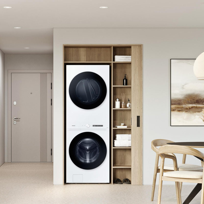 Samsung Stacked Washer/Dryer Electric Laundry Center with Wi-Fi WH46DBH100EWAC IMAGE 10