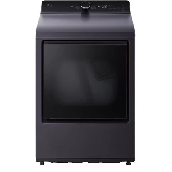 LG 7.3 cu. ft. Electric Dryer with EasyLoad™ Door and AI Sensing DLE8400BE IMAGE 1
