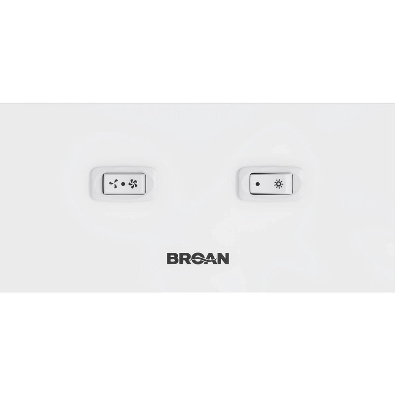 Broan 42-inch Glacier GLA1 Series Under-Cabinet Range Hood GLA1423WW IMAGE 6