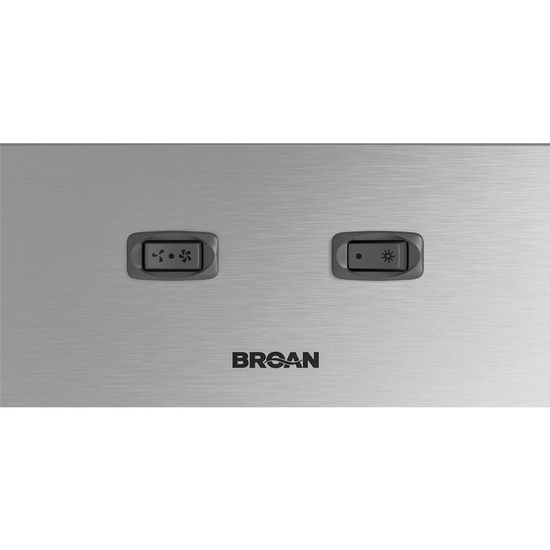 Broan 36-inch Glacier GLA1 Series Under-Cabinet Range Hood GLA1363SS IMAGE 5