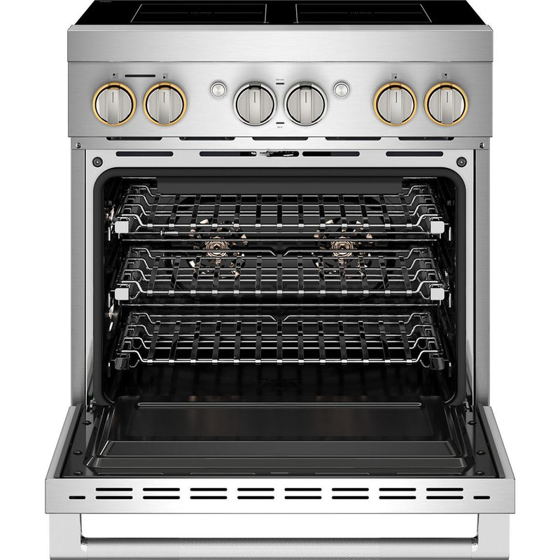  JennAir 30-inch, 4.1 cu. ft. Freestanding Induction Range with Wi-Fi JPIFC730RL IMAGE 2