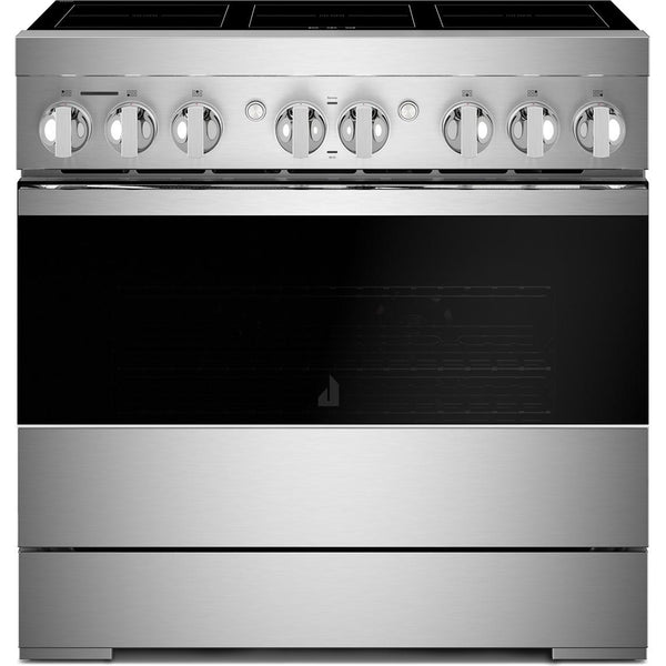  JennAir 36-inch, 5.1 cu. ft. Freestanding Induction Range with Wi-Fi JPIFC736RM IMAGE 1