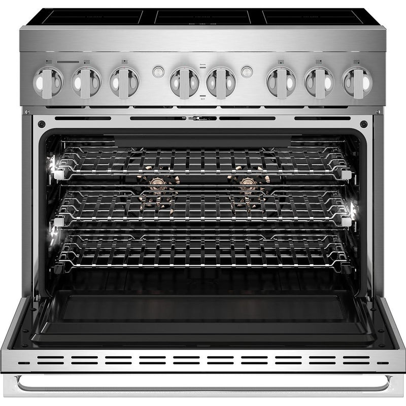 JennAir 36-inch, 5.1 cu. ft. Freestanding Induction Range with Wi-Fi JPIFC736RM IMAGE 2