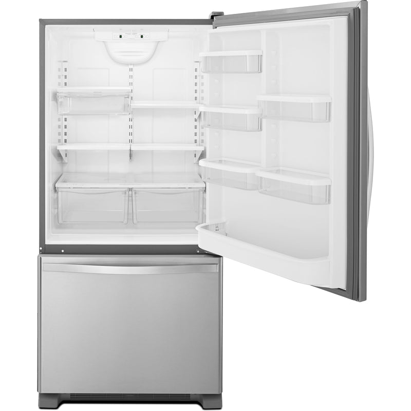 Whirlpool 33-inch, 22 cu. ft. Bottom Freezer Refrigerator with Icemaker WRB322DMBM IMAGE 4
