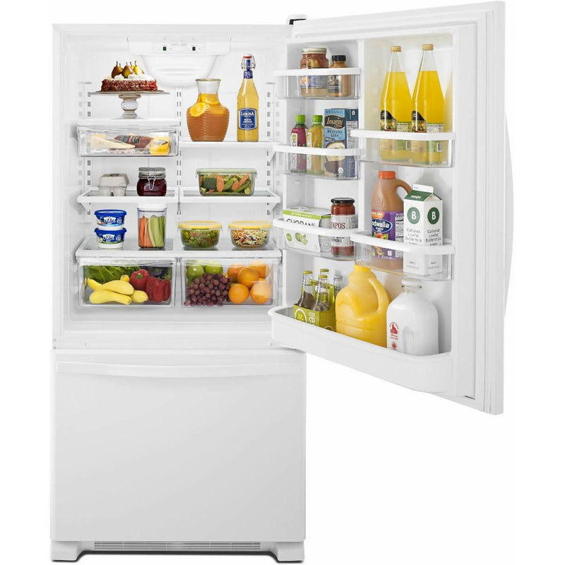 Whirlpool 30-inch, 18.6 cu. ft. Bottom Freezer Refrigerator WRB329DFBW IMAGE 2