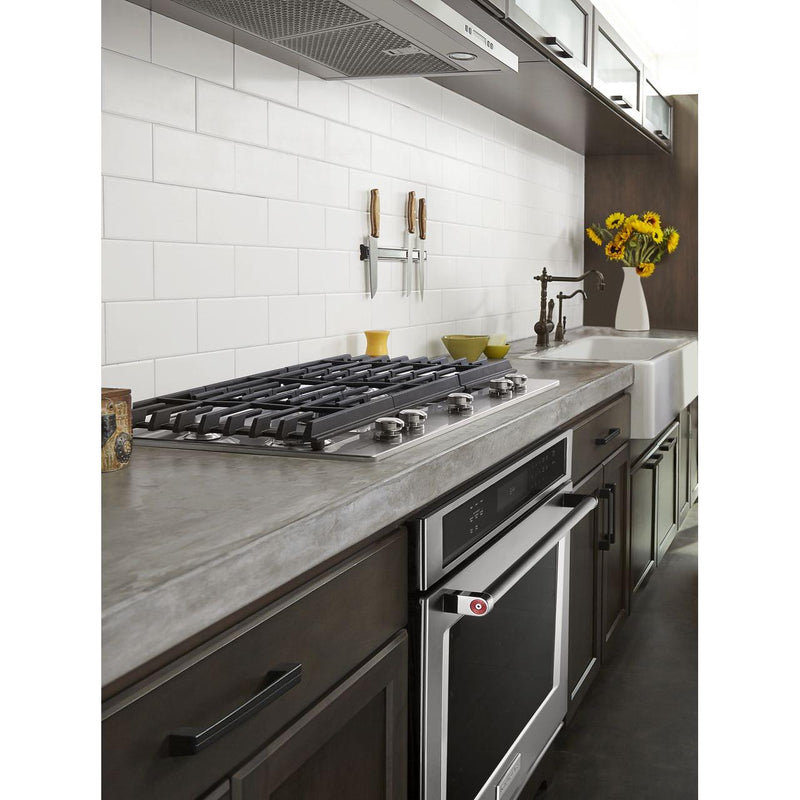 KitchenAid 30-inch Built-in Gas Cooktop with Griddle KCGS950ESS IMAGE 8