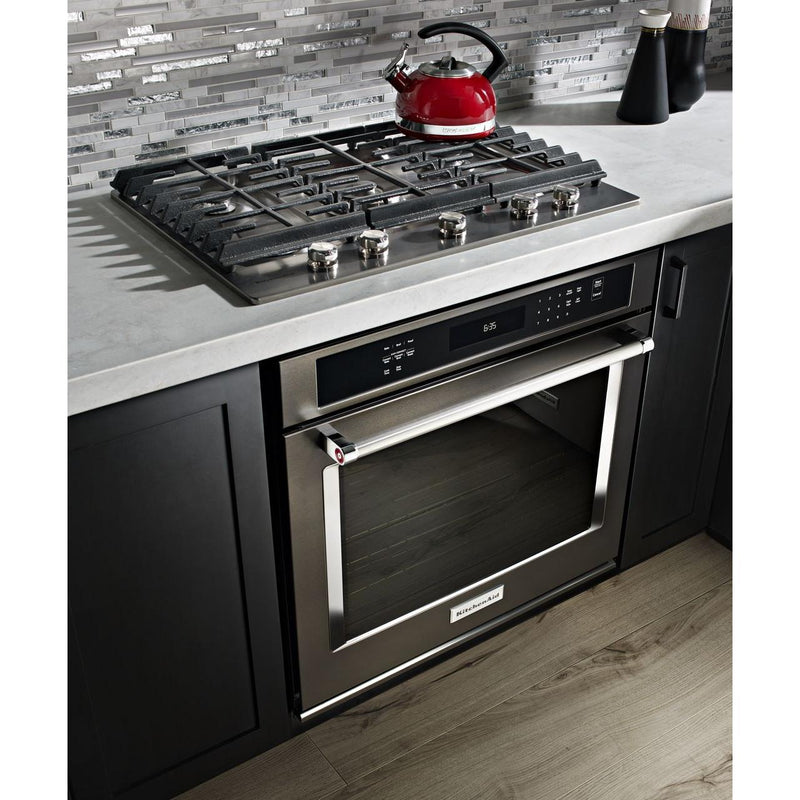KitchenAid 30-inch Built-In Gas Cooktop with Even-Heat™ Burner KCGS550ESS IMAGE 8