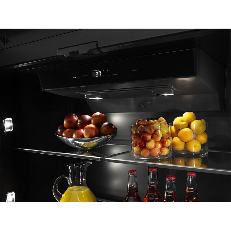 JennAir 36-inch, 20.9 cu.ft. Built-in Bottom Freezer Refrigerator with Obsidian Interior JB36NXFXLE IMAGE 4