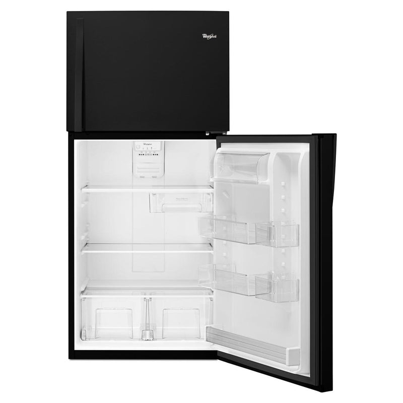 Whirlpool 30-inch, 19.14 cu.ft. Freestanding Top Freezer Refrigerator with Flexi-Slide™ Bin WRT519SZDB IMAGE 3