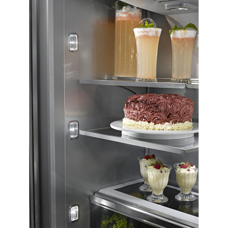 KitchenAid 43-inch, 24.2 cu.ft. Built-in French 3-Door Refrigerator with Platinum Interior Design KBFN502ESS IMAGE 6