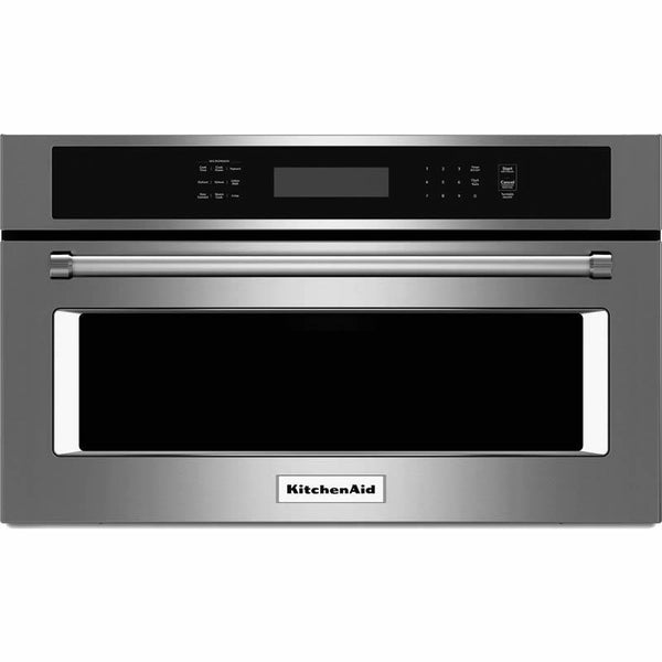 KitchenAid 27-inch, 1.4 cu. ft. Built-In Microwave Oven with Convection KMBP107ESS IMAGE 1