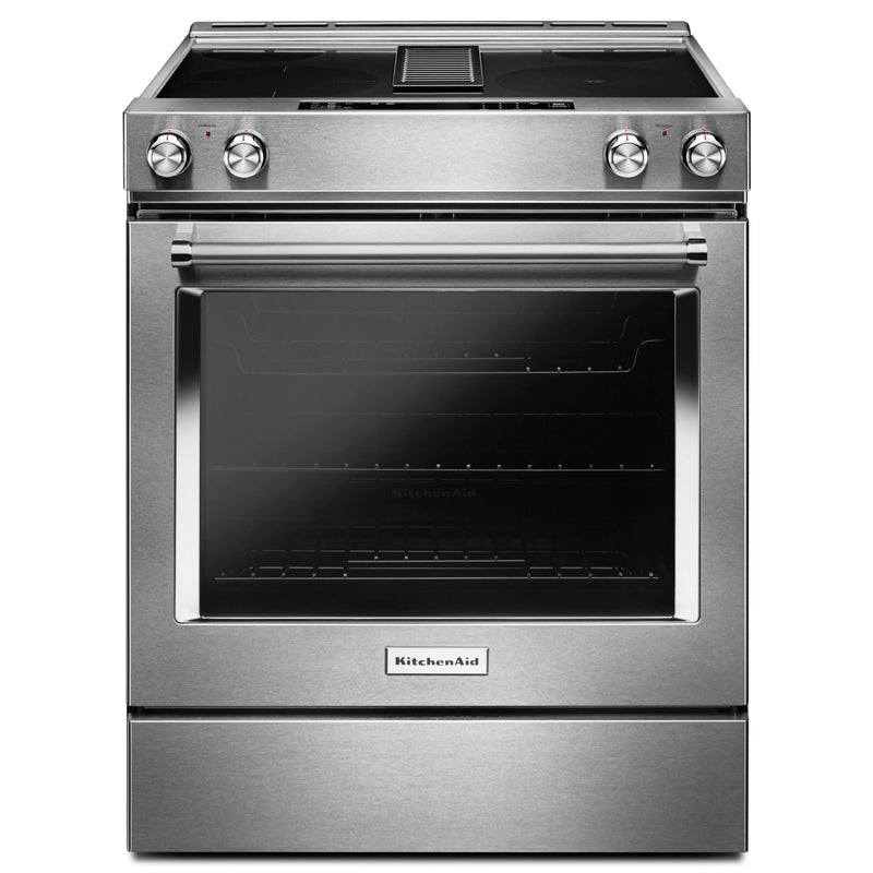 KitchenAid 30-inch Slide-In Electric Range KSEG950ESS IMAGE 1