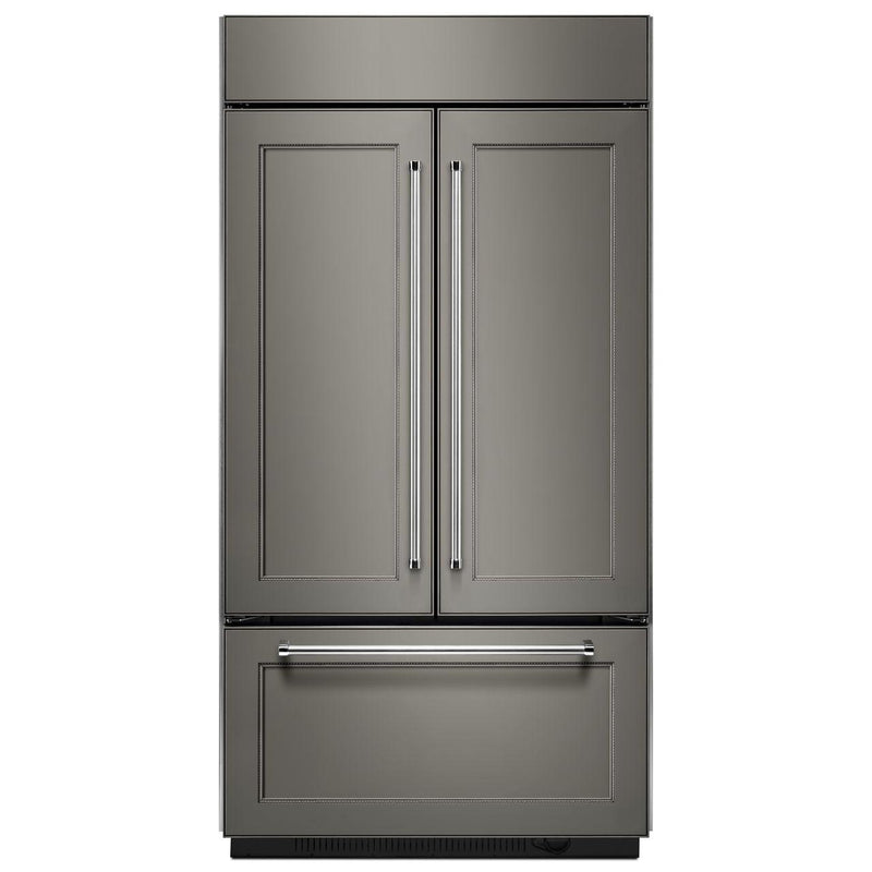 KitchenAid 43-inch, 24.2 cu.ft. Built-in French 3-Door Refrigerator with Platinum Interior Design KBFN502EPA IMAGE 1