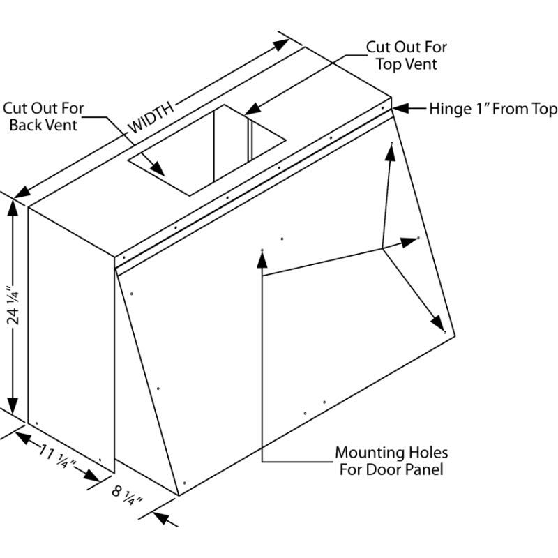 Vent-A-Hood 36-inch Wall Mount Range Hood TLH-136SS IMAGE 2
