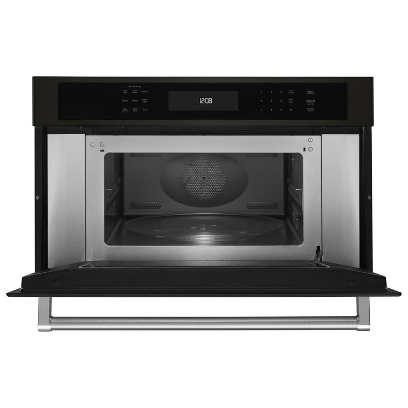 KitchenAid 30-inch, 1.4 cu. ft. Built-in Microwave Oven with Convection KMBP100EBS IMAGE 2