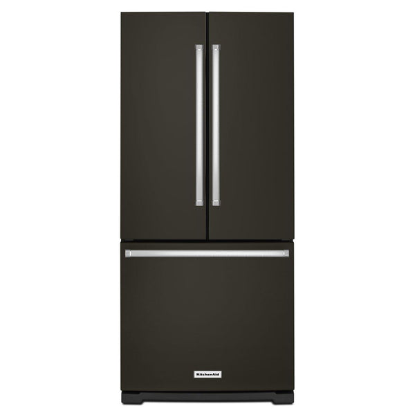 KitchenAid 31-inch, 19.68 cu. ft. French 3-Door Refrigerator with Ice and Water KRFF300EBS IMAGE 1