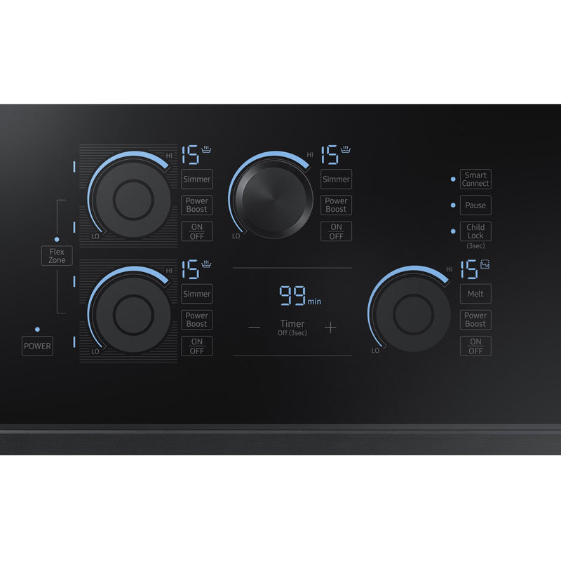 Samsung 30-inch Built-in Induction Cooktop with Virtual Flame Technology™ NZ30K7880UG/AA IMAGE 4