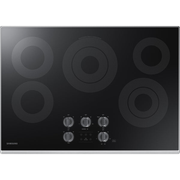 Samsung 30-inch Built-In Electric Cooktop NZ30K6330RS/AA IMAGE 1
