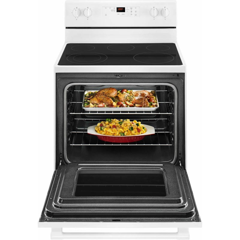 Maytag 30-inch Freestanding Electric Range with Precision Cooking™ System YMER6600FW IMAGE 4