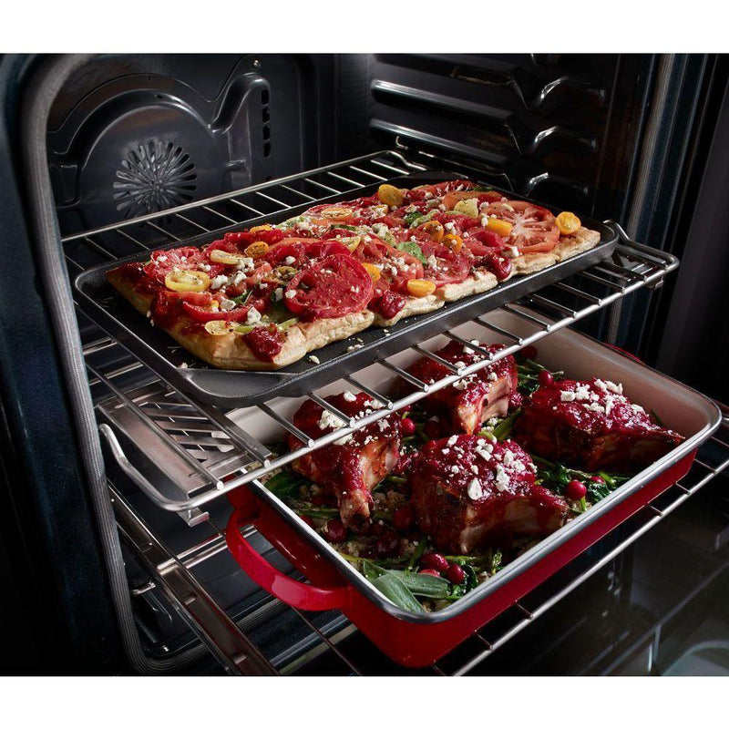 KitchenAid 30-inch, Freestanding Electric, Range with Even-Heat™ YKFEG500EBS IMAGE 5