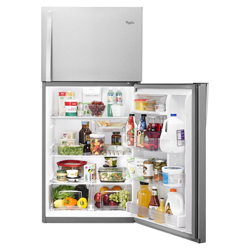Whirlpool 30-inch, 19.14 cu.ft. Freestanding Top Freezer Refrigerator with Flexi-Slide™ Bin WRT519SZDG IMAGE 6