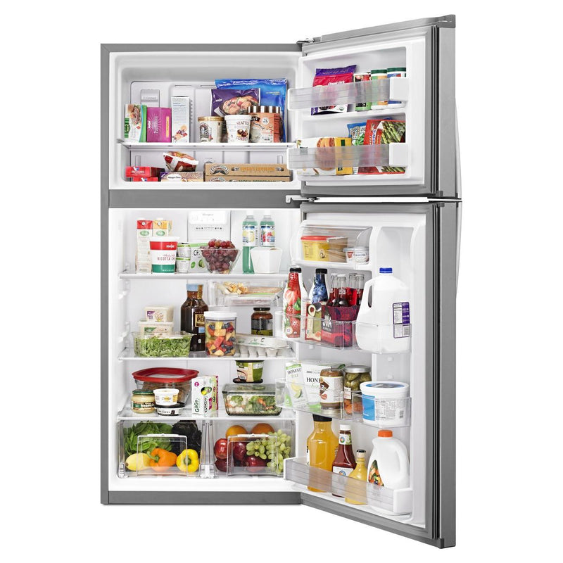 Whirlpool 30-inch, 19.14 cu.ft. Freestanding Top Freezer Refrigerator with Flexi-Slide™ Bin WRT519SZDG IMAGE 8