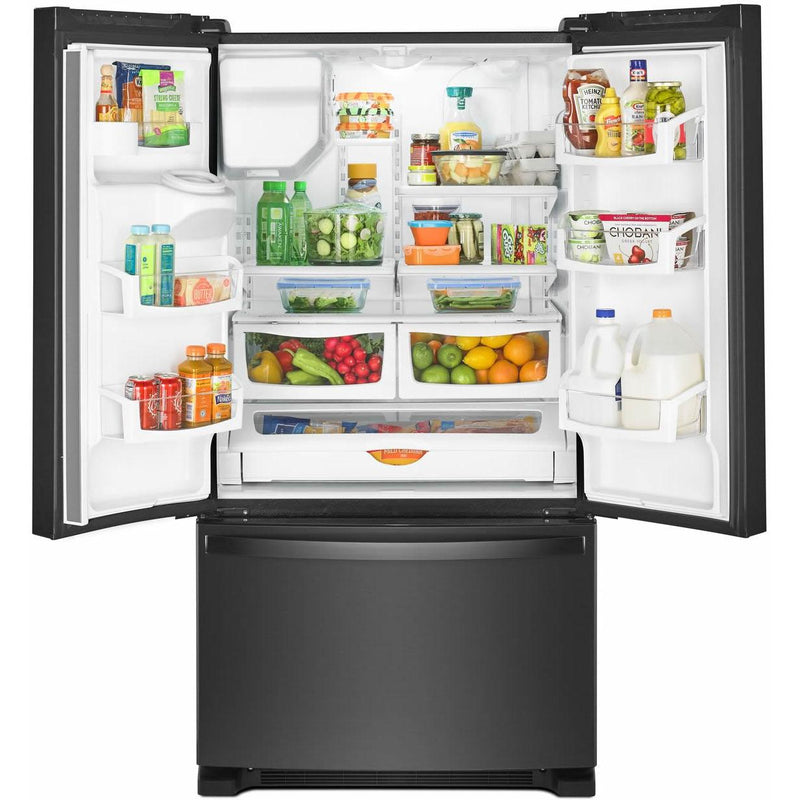 Whirlpool 36-inch, 24.7 cu. ft. French 3-Door Refrigerator with Ice and Water Dispensing System WRF555SDHV IMAGE 3