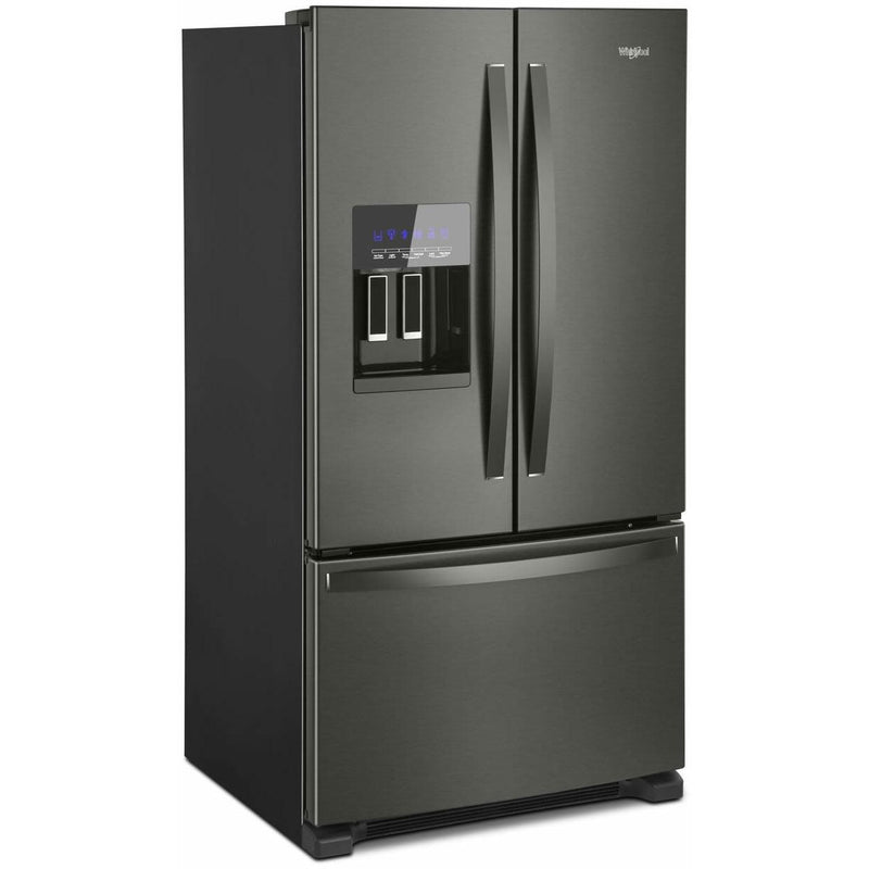 Whirlpool 36-inch, 24.7 cu. ft. French 3-Door Refrigerator with Ice and Water Dispensing System WRF555SDHV IMAGE 4