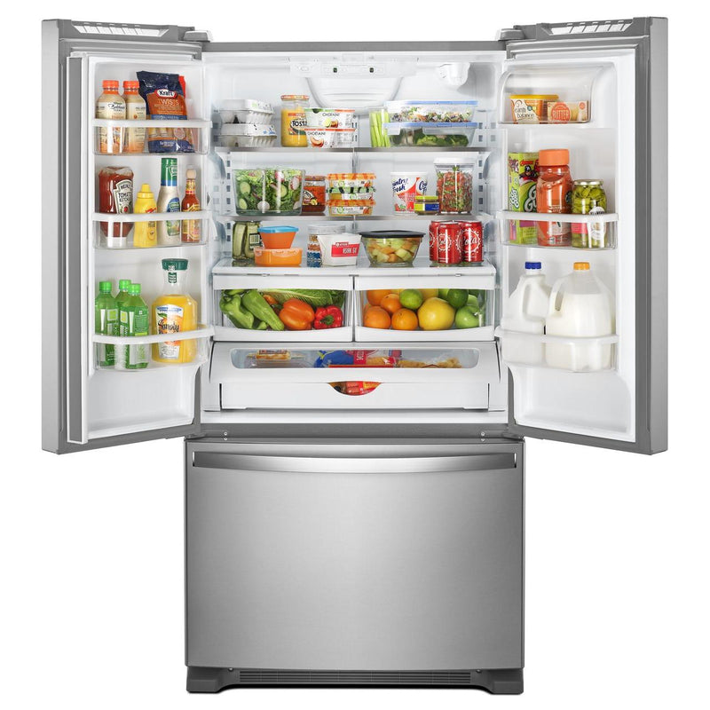 Whirlpool 36-inch, 25.2 cu. ft. French 3-Door Refrigerator with Water Dispenser WRF535SWHZ IMAGE 3