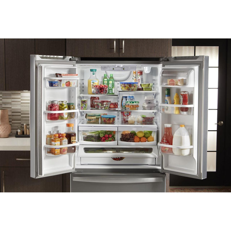 Whirlpool 36-inch, 25.2 cu. ft. French 3-Door Refrigerator with Water Dispenser WRF535SWHZ IMAGE 6
