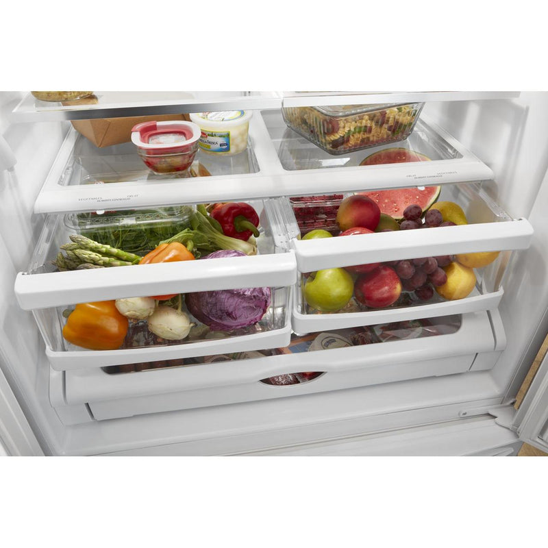 Whirlpool 36-inch, 20.0 cu. ft. Counter-Depth French 3-Door Refrigerator WRF540CWHW IMAGE 8