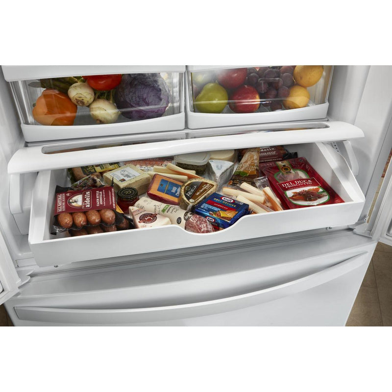Whirlpool 36-inch, 20.0 cu. ft. Counter-Depth French 3-Door Refrigerator WRF540CWHZ IMAGE 7