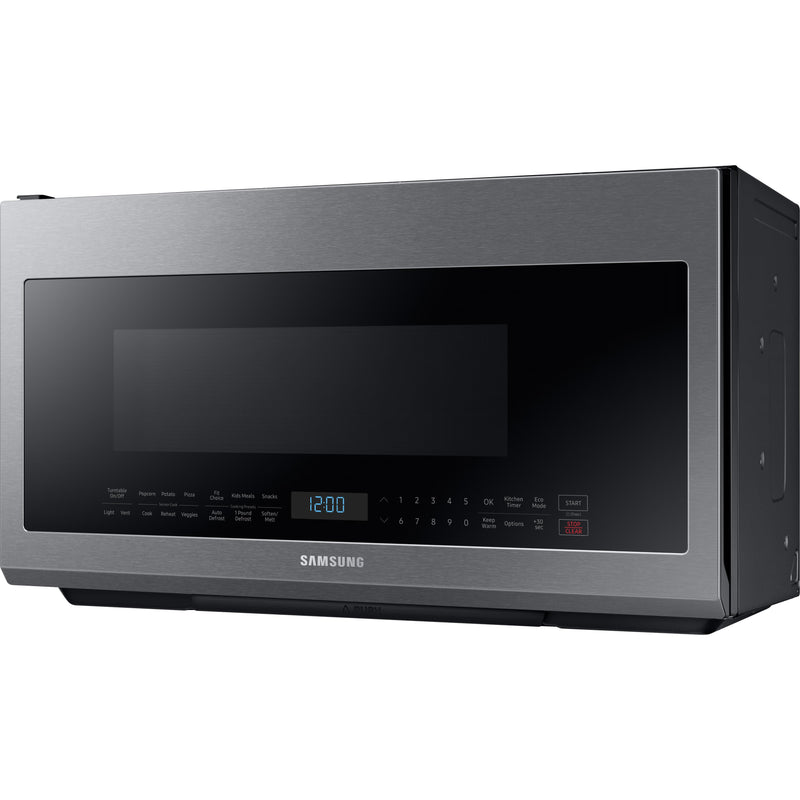 Samsung 30-inch, 2.1 cu.ft. Over-the-Range Microwave Oven with Ventilation System ME21M706BAS/AC IMAGE 3