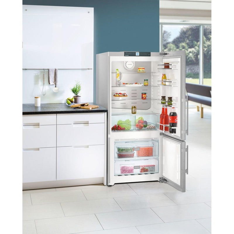 Liebherr 30-inch, 12.8 cu.ft. Freestanding Bottom Freezer Refrigerator with SmartSteel CS 1400R IMAGE 6