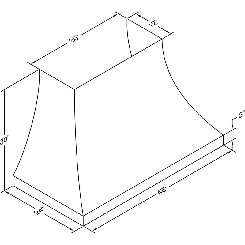 Vent-A-Hood 48-inch Designer Wall Mount Range Hood JDH248/C2AS IMAGE 2