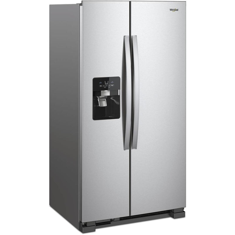 Whirlpool 36-inch, 24.5 cu. ft. Freestanding Side-by-Side Refrigerator with Exterior Ice and Water Dispenser with EveryDrop™ Water Filtration WRS335SDHM IMAGE 3