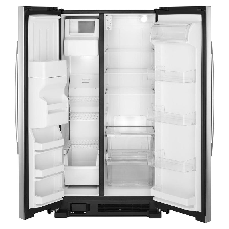 Amana 33in 21cu.ft. Side-by-Side Refrigerator with External Water & Ice Dispenser ASI2175GRS IMAGE 2