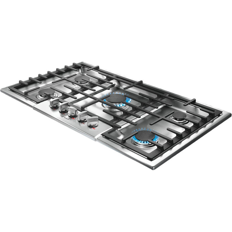 Bosch 36-inch Built-in Gas Cooktop with OptiSim® Burner NGMP656UC IMAGE 2