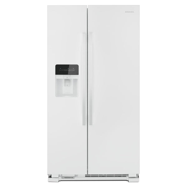 Amana 33in 21cu.ft. Side-by-Side Refrigerator with External Water & Ice Dispenser ASI2175GRW IMAGE 1