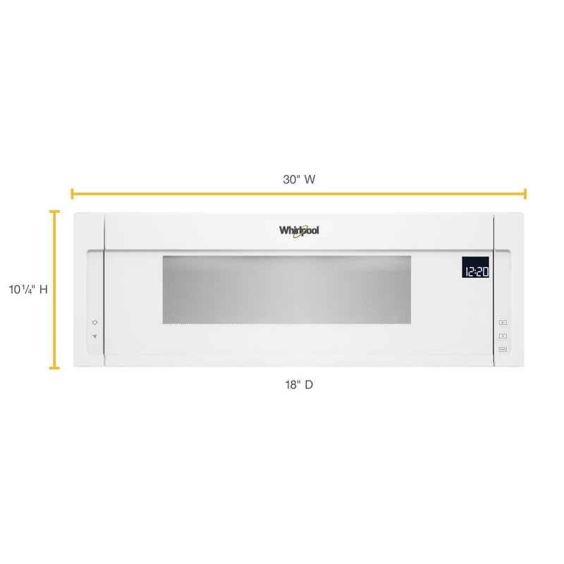 Whirlpool 30-inch, 1.1 cu. ft. Over The Range Microwave Oven YWML75011HW IMAGE 8