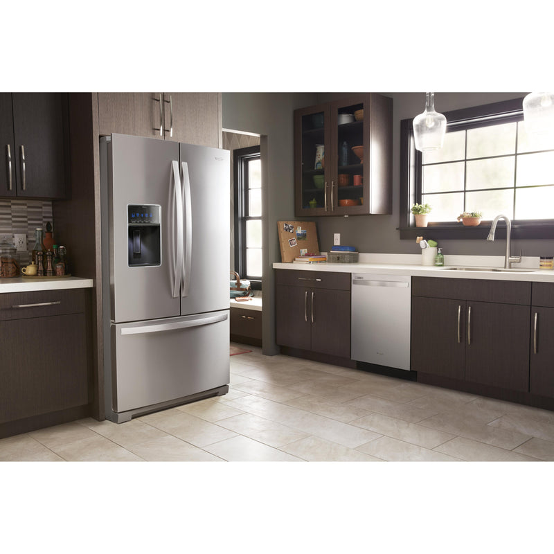 Whirlpool 36-inch, 26.8 cu. ft. Freestanding French 3-Door Refrigerator Water and Ice Dispensing System WRF757SDHZ IMAGE 13