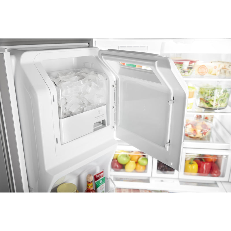 Whirlpool 36-inch, 26.8 cu. ft. Freestanding French 3-Door Refrigerator Water and Ice Dispensing System WRF767SDHV IMAGE 3